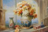 Carlo Vittori, Vaso con fiori