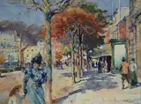 Aurelio Craffonara, Viale con figure