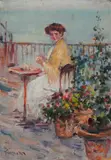Pietro Scoppetta, Signora sulla terrazza