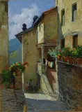 Gino Danti, Borgo vecchio a Stia