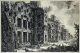 Giovanni Battista Piranesi, Veduta degli avanzi superiori delle terme di Diocleziano