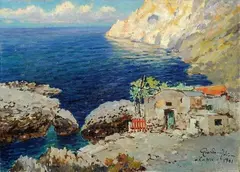 Felice Giordano, Capri, 1901