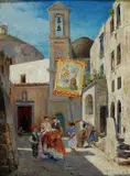 Gaetano Capone, Vita di paese
