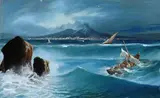Francesco Fergola II, Mareggiata davanti al Golfo di Napoli