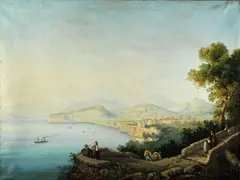 Girolamo Gianni, Veduta di Sorrento, 1880