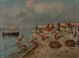 Carmine Ciardiello, Pescatori sulla spiaggia