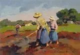 Contadine nei campi by Carlo Domenici, offered Jul 2017