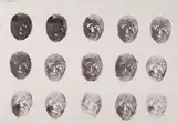 Volti (Impronte) by Antonio Bueno, 1964, offered Jul 2017