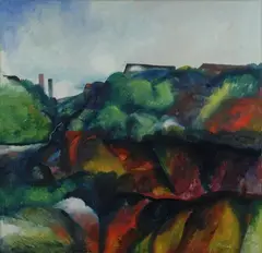 Fernando Farulli, Paesaggio, 1957