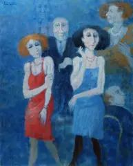 Personaggi by Remo Squillantini, 1976, offered Jul 2017
