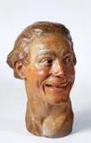 Agostino Giovannini, Il filosofo, 1910, di questa "testa di carattere" esistono anche un gesso and una versione in bronze riprodotti nel catalogo