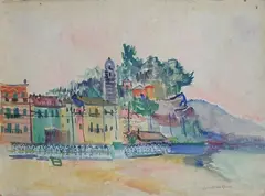 Celle ligure by Giovanni Omiccioli, 1950, offered Jul 2017