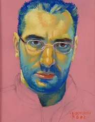 Autoritratto giallo blu by Livio Scarpella, 2002, offered Jul 2017