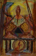 Amena by Bruno Ceccobelli, 1994, Sul verso: sigla e titolo; timbro Galleria d'Arte Marchese, offered Jul 2017