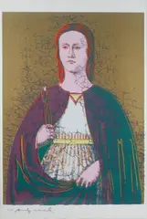 Saint'Apollonia by Andy Warhol, 1984, Editore: Dr. Frank Braun - Dusseldorf; Stampatore: Rupert Jasen Smith - New York; Pubblicazioni: Feldman / Schellmann, offered Jul 2017