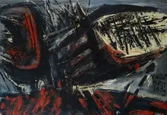 Scontro cosmico by Vinicio Berti, 1959, offered Jul 2017
