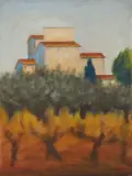 Paesaggio 1956 by Ottone Rosai, oil on canvas cm, offered Dec 2019