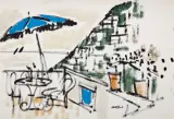 Carlo Mattioli, Paesaggio 1950