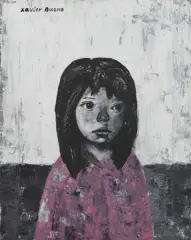 Fanciulla by Xavier Bueno, oil on canvas cm, offered Dec 2019
