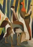 Fenicotteri ( Composizione ) 1949 by Remo Brindisi, offered Dec 2019