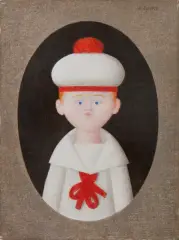 Marinaretto by Antonio Bueno, oil on faesite cm, offered Dec 2019