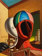 Oreste e Pilade 1961 by Giorgio de Chirico, oil on canvas cm, offered Dec 2019