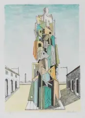 Il Trofeo by Giorgio de Chirico, lithograph cm, offered Dec 2019