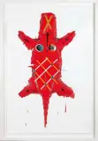 Luca Francesconi, Idolo campagnolo 2007, acrylic on paper dipinta