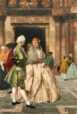 Vittorio Emanuele Bressanin, El Bocolo De San Marco, oil on canvas