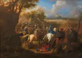 Pierre-Denis Martin, Scontro Di Cavalieri, coppia di dipinti