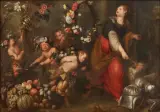 Jan Roos, Allegoria Della Città Di Genova