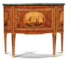 Untitled by Ignazio and Luigi Ravelli, DEMI-LUNE COMMODE, offered Nov 2019