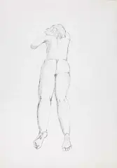 Untitled by Remo Bianco, figura femminile pennarello on paper cm, offered Nov 2019