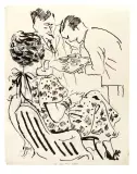 Yale Boy’S Mother 1937-1938 by George Grosz, offered Oct 2019