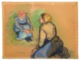 Untitled by Camille Pissarro, PAYSANNES ASSISES, offered Oct 2019