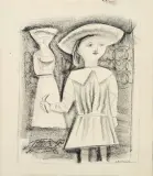 Untitled by Massimo Campigli, BAMBINA E TARTARUGA, offered Oct 2019
