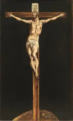 Cristo Crocefisso by Jorge Manuel Theocupulus, oil on canvas, offered Oct 2019