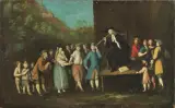Marco Marcola, Il Ciarlatano, oil on canvas
