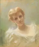 Michele Gordigiani, Ritratto Di Fanciulla
