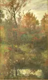 Francesco Gioli, Nel Bosco, oil on canvas