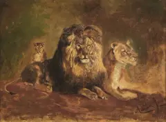 Adrian Jones, Leoni, oil on canvas