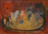 Guido Peyron, Al Circo, oil on canvas