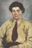 Franco Dani, Ritratto Di Alberto Caligiani, oil on canvas