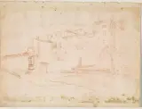 Giovanni Angelo Canini, Veduta Di Ponte San Sisto (