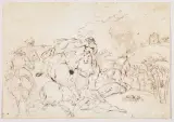 Untitled by detto il Borgognone Jacques Courtois, offered Oct 2019