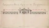 Gaspare Paoletti, Untitled, PROSPETTO PRINCIPALE DELLA FABBRICA DEI BAGNETTI