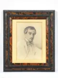 Domenico Morelli, Ritratto Maschile, pencil on paper
