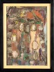 Battistero by Silvio Loffredo, oil on card telato, offered Jul 2019