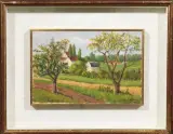 Edgardo De Benedetti, Dintorni Di Pontoise, oil on compensato