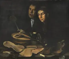 Adriano Gajoni, I Liutai, oil on canvas